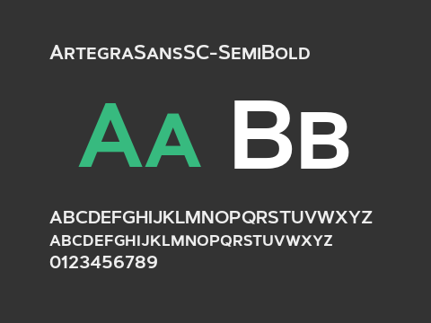 ArtegraSansSC-SemiBold