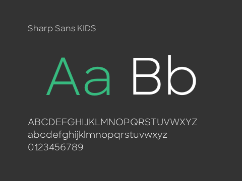 Sharp Sans KIDS