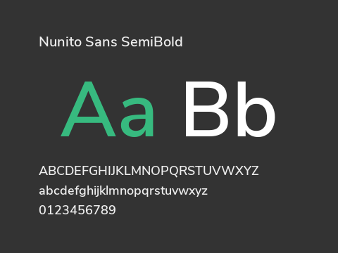 Nunito Sans SemiBold