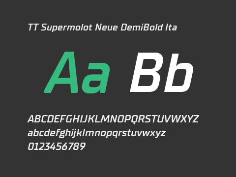 TT Supermolot Neue DemiBold Ita