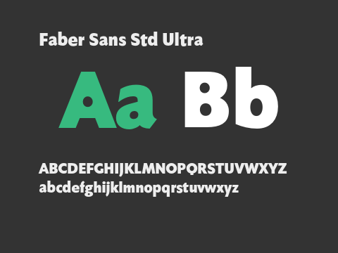 Faber Sans Std Ultra