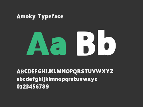 Amoky Typeface