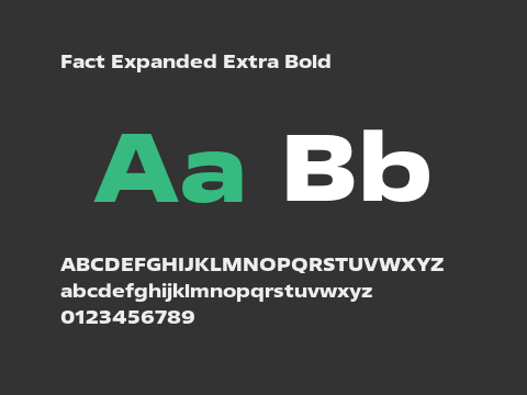 Fact Expanded Extra Bold