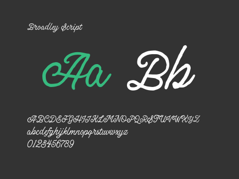 Broadley Script