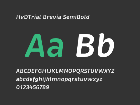 HvDTrial Brevia SemiBold