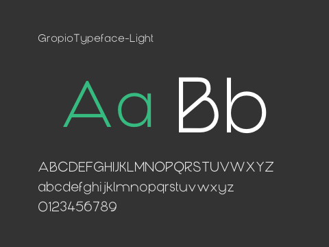 GropioTypeface-Light