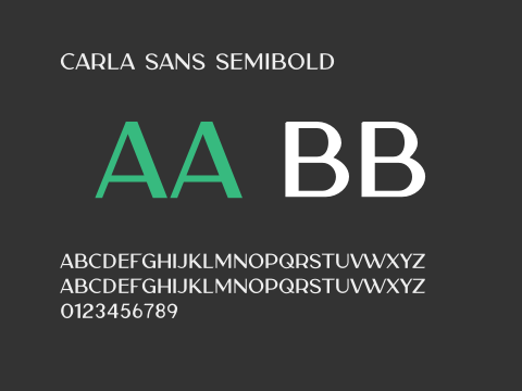 Carla Sans Semibold