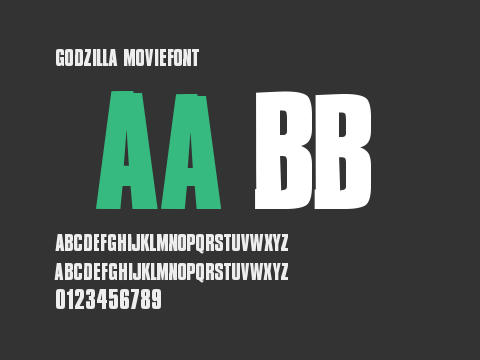 Godzilla MovieFont