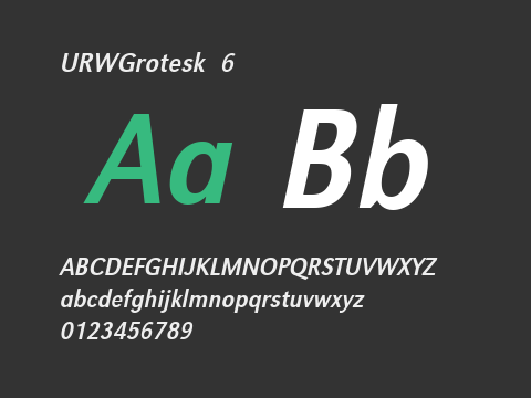 URWGrotesk  6