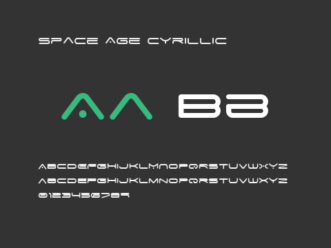 Space Age Cyrillic