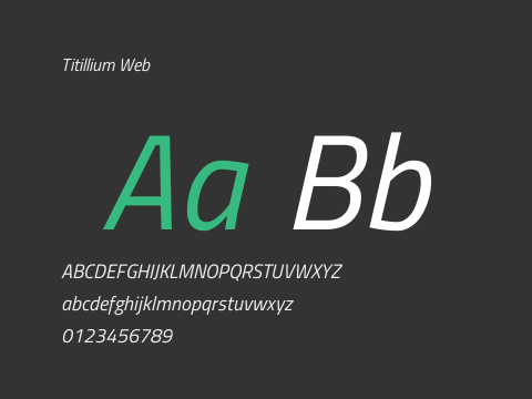 Titillium Web