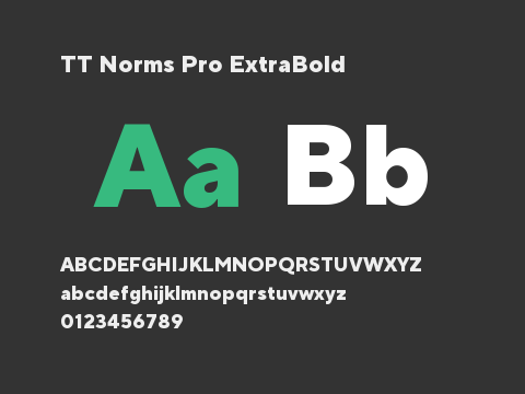 TT Norms Pro ExtraBold