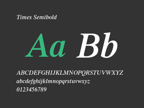 Times Semibold