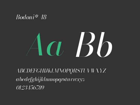 Bodoni* 48