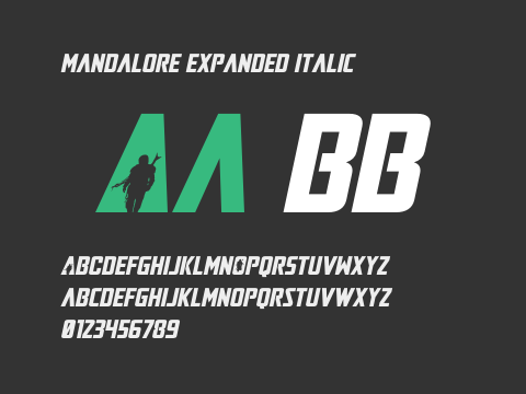 Mandalore Expanded Italic