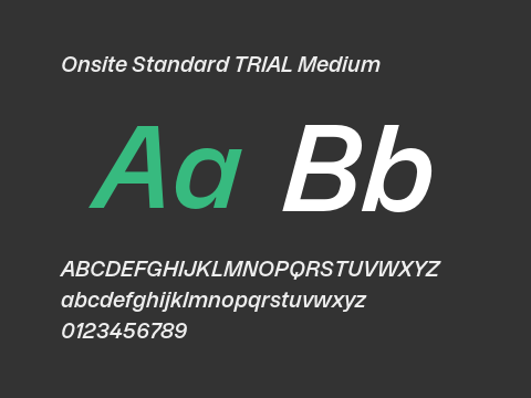 Onsite Standard TRIAL Medium