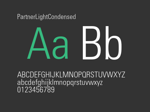 PartnerLightCondensed