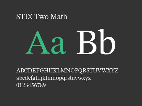 STIX Two Math