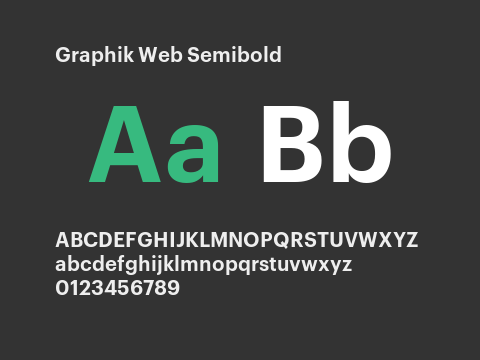 Graphik Web Semibold