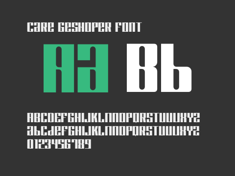 Care Geshoper Font