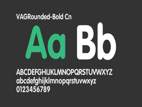 VAGRounded-Bold Cn