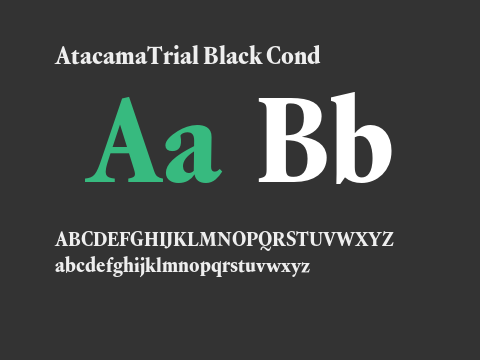 AtacamaTrial Black Cond