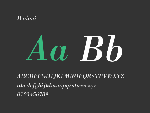 Bodoni