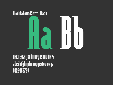 ModulaRoundSerif-Black