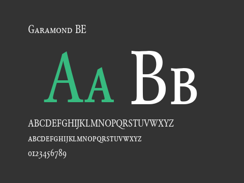 Garamond BE