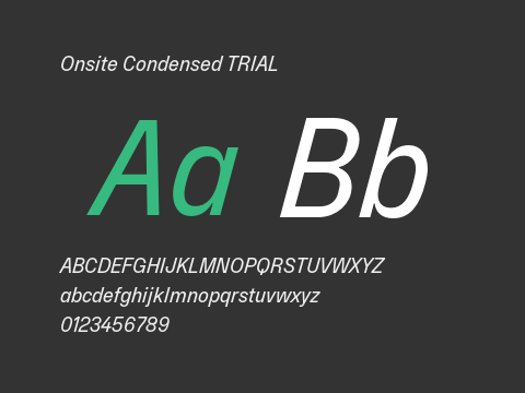 Onsite Condensed TRIAL