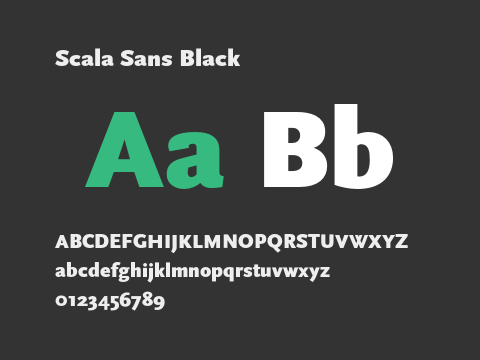 Scala Sans Black