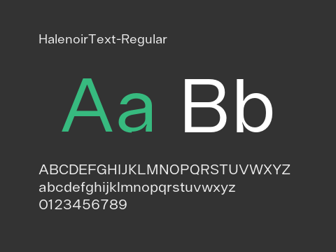 HalenoirText-Regular