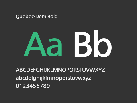 Quebec-DemiBold