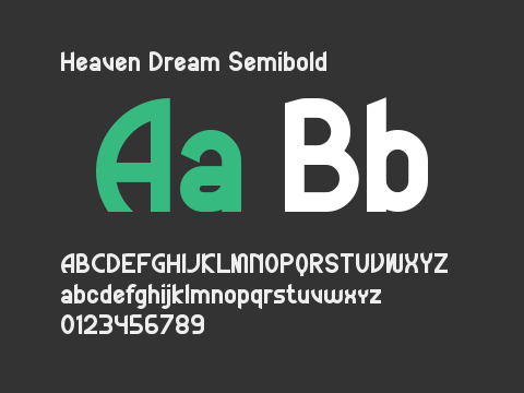 Heaven Dream Semibold