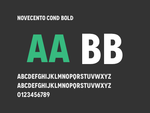 Novecento Cond Bold