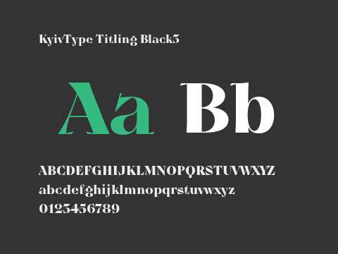 KyivType Titling Black3