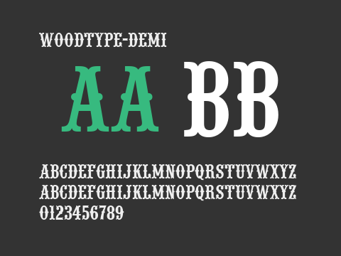 WoodType-Demi