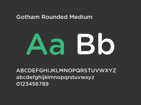 Gotham Rounded Medium