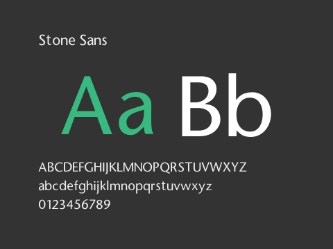 Stone Sans