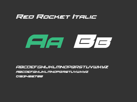 Red Rocket Italic