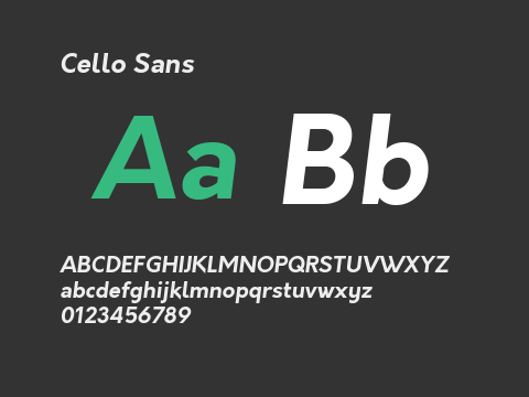 Cello Sans