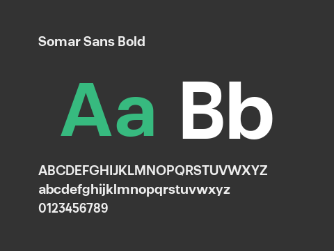 Somar Sans Bold