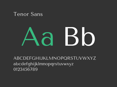 Tenor Sans