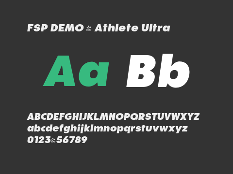 FSP DEMO - Athlete Ultra