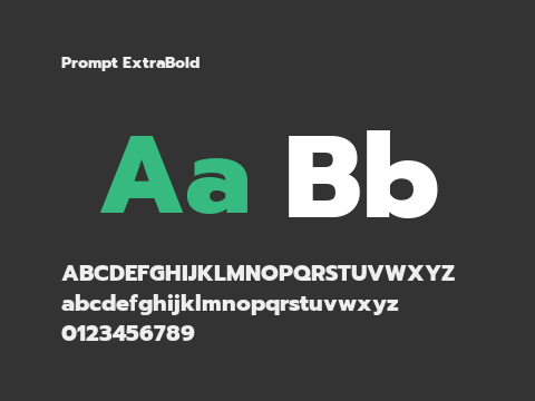 Prompt ExtraBold