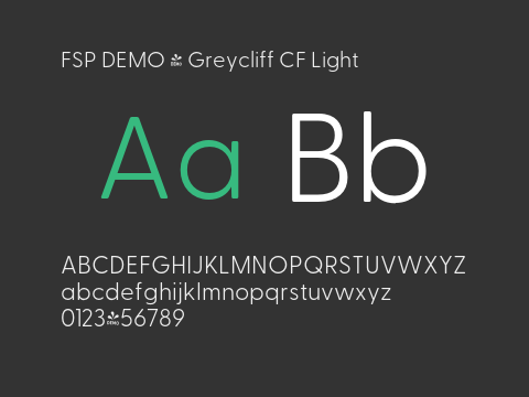 FSP DEMO - Greycliff CF Light