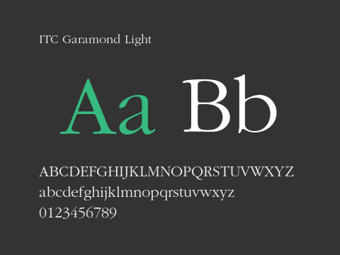 ITC Garamond Light