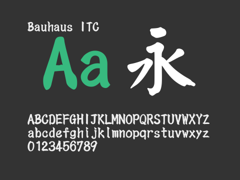 Bauhaus ITC