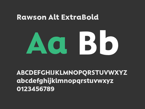 Rawson Alt ExtraBold