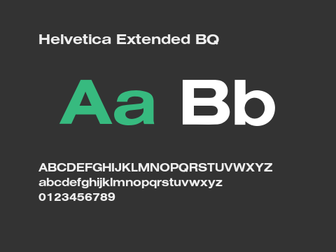 Helvetica Extended BQ